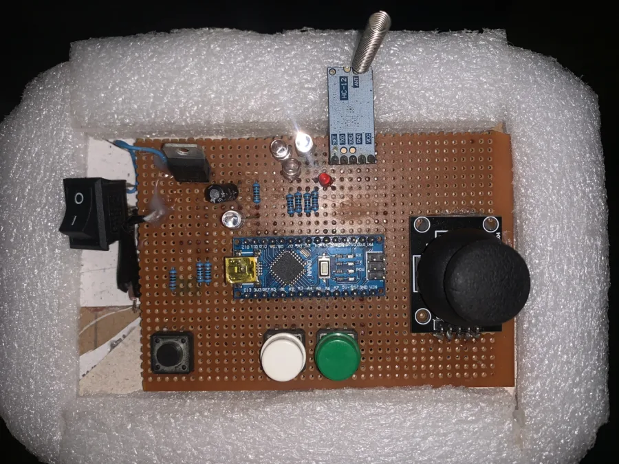 2 Channel HC12 module wireless remote