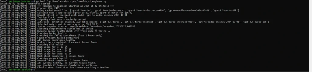 Automated Fixes In My Homelab with ChatGPT-5