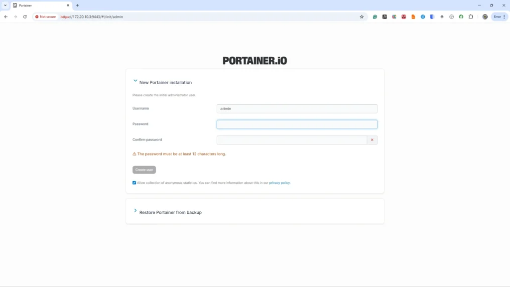 Building a homelab, Portainer.io