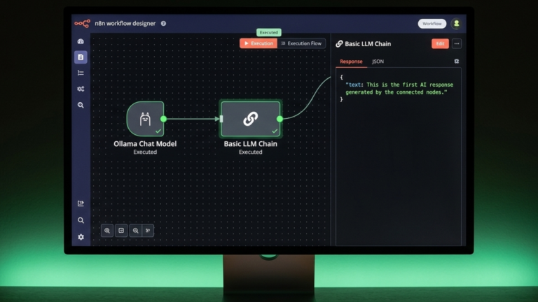 n8n to Ollama for AI automation