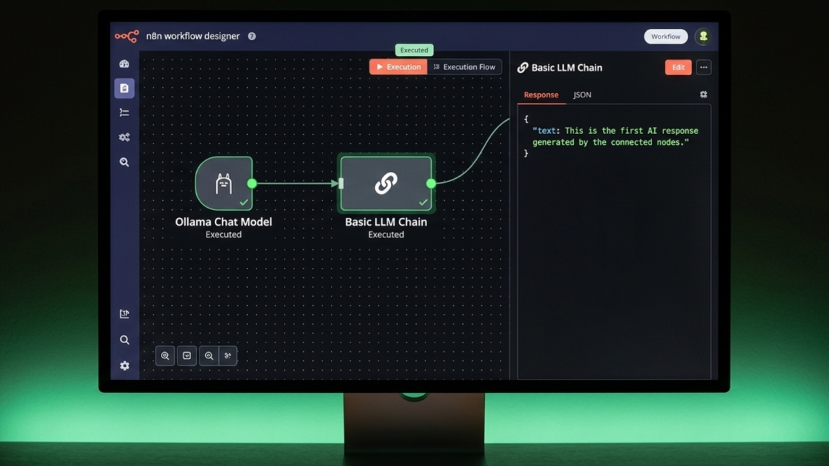 n8n to Ollama for AI automation